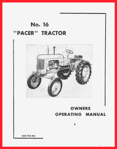 Massey harris pacer 16 - massey, no