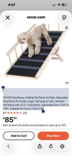 Vevor folding wooden dog - vevor, ramp
