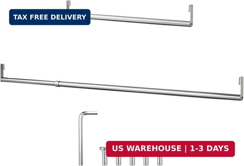 Expandable closet hanger - closet, rod