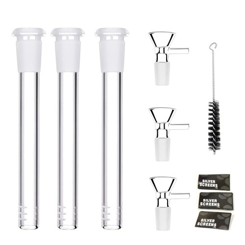 3pc glass bong 18 - 4.7, ''glass