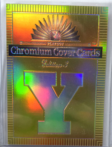 Playboy chromium cover cards - playboy,