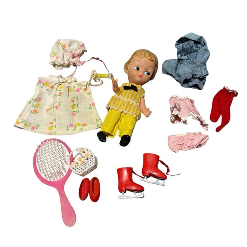 Vintage 1960s doll with - 1960s,