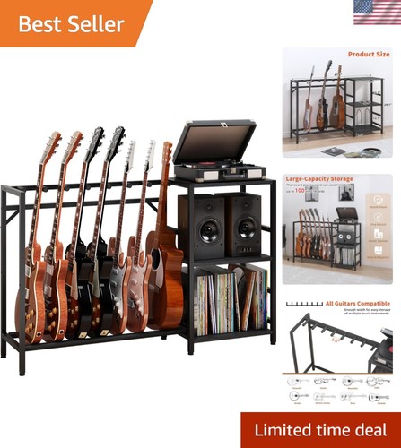 Guitar stand with record - guitar,