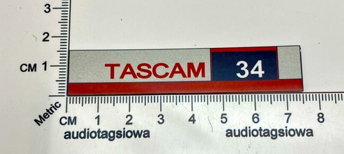 Tascam tape deck badge - 34,