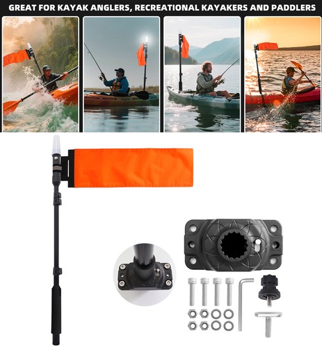 Kayak led light pole - kayak,