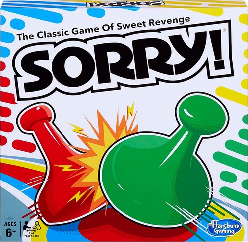 Sorry board game for kids - sorry!,