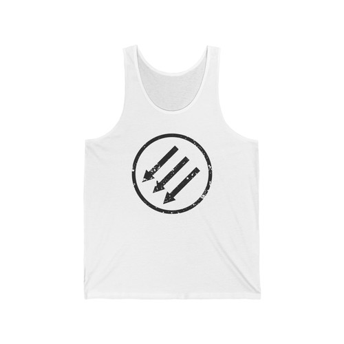 Iron front tank top - front,