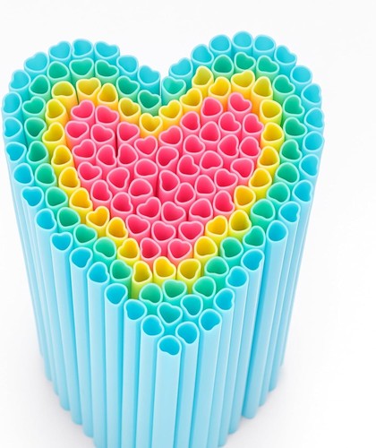 100 pieces valentine heart - 100,