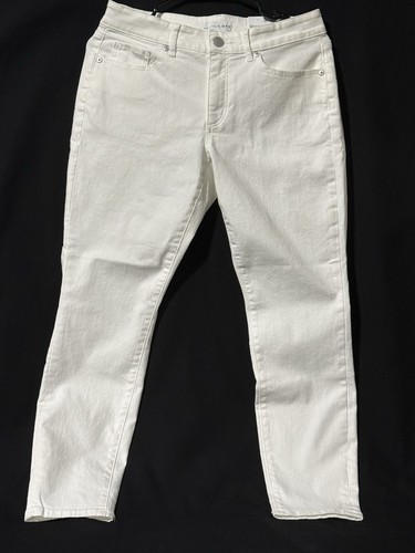 Loft curvy skinny - white, denim