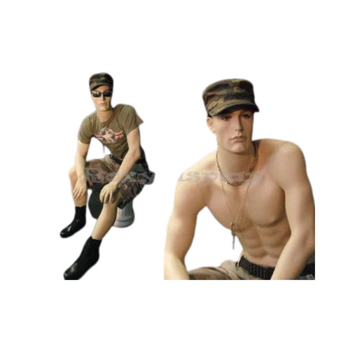 Realistic face adult male - face,