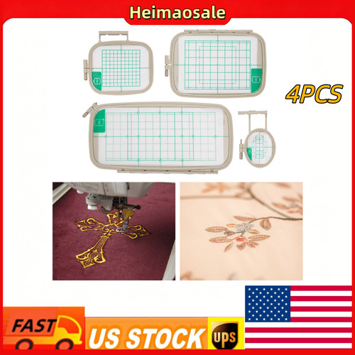 4pc set embroidery hoops - 4pc/set,