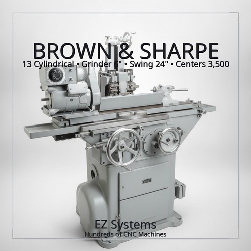 Brown sharpe 13 cylindrical - sharpe,