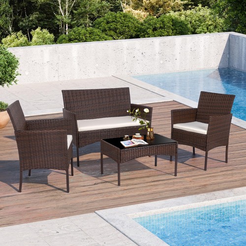 Outdoor wicker conversation - outdoor,
