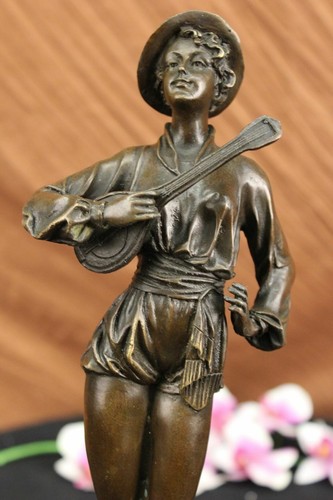 Bronze art deco - art, minstrel