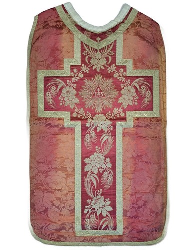 Antique french brocade - french, silver