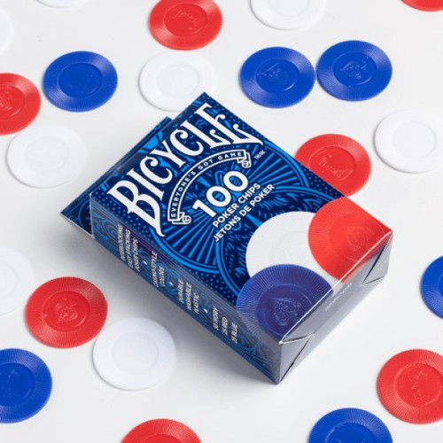 Bicycle poker chips 100 - poker, 100-count