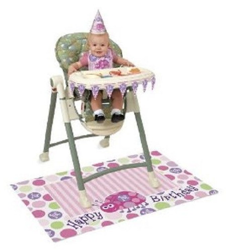 1st birthday pink ladybug - birthday,