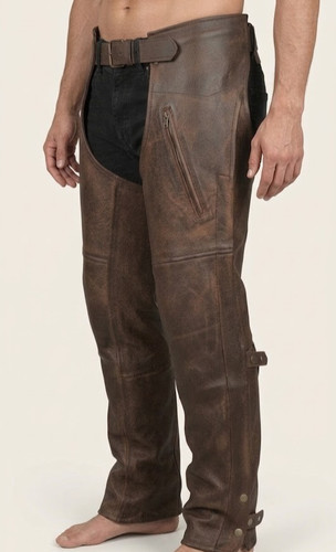 Men distressed brown genuine - distressed,