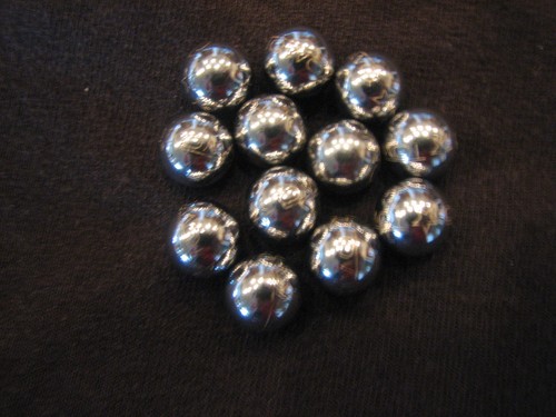 Engraved pachinko balls - 12,