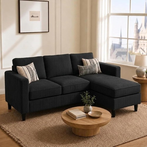 Shaped small sectional - l-shaped,