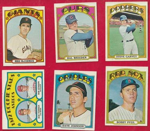 1972 topps baseball - , 600-785