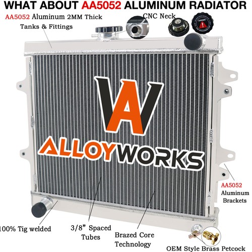 Aluminum radiator fits toyota - aluminum,