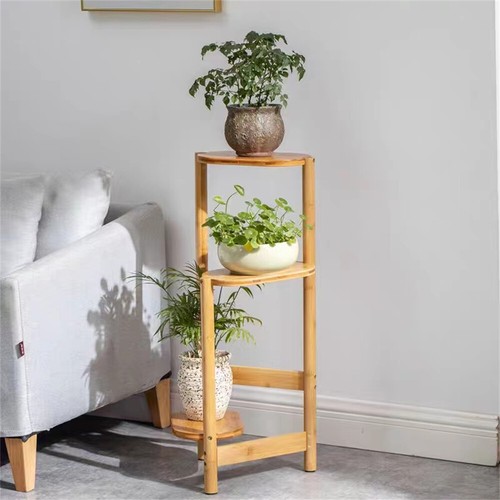Tier plant stand tall bamboo - plant,