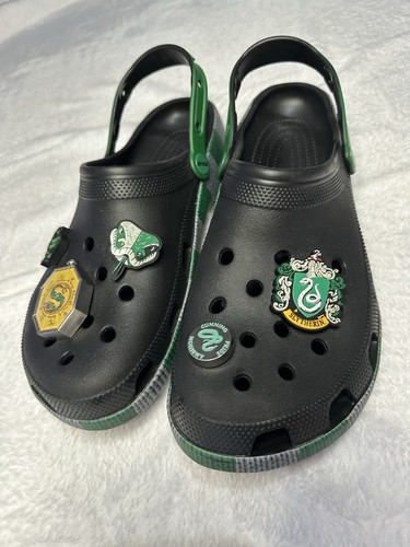 Men slytherin crocs - slytherin, harry