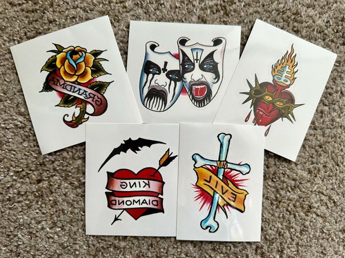 King diamond tattoo set - king,