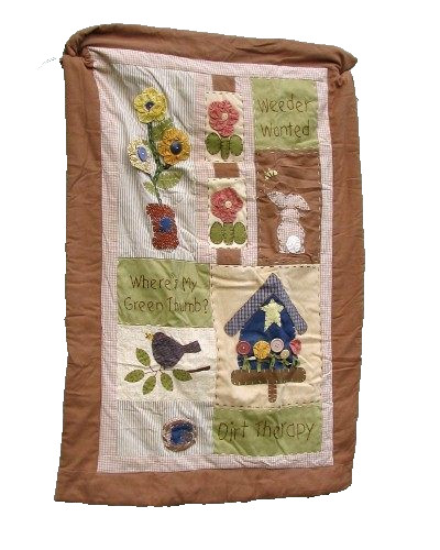 Gardeners quilt dirt therapy - gardeners,