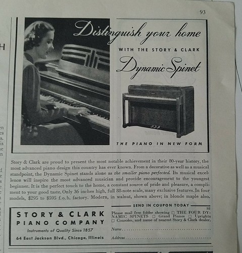 1937 story clark piano - clark,