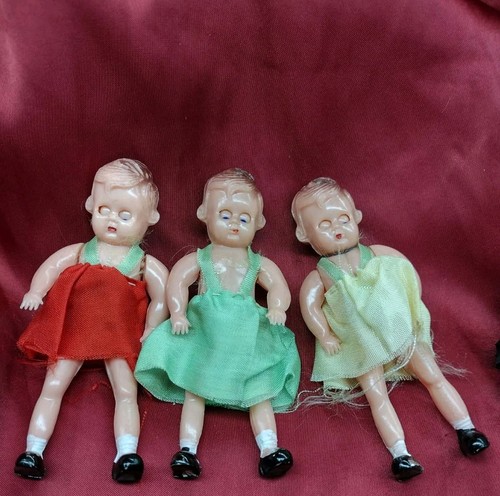 Vintage lot plastic baby - lot,