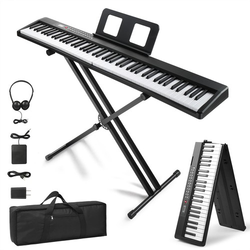 Glarry fold key - fold, 88-key