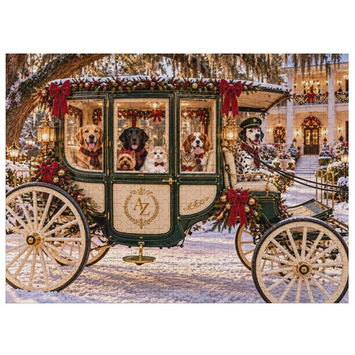 Southern christmas carriage - a,