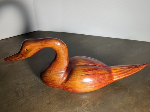 Vintage large carved wood - large,
