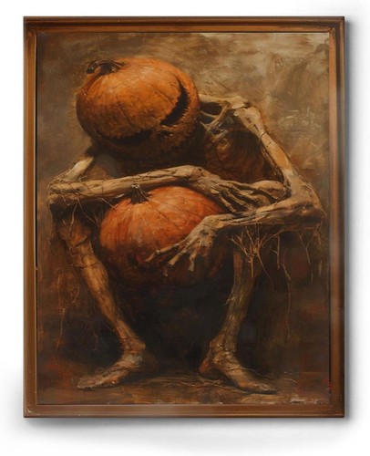 Vintage halloween wall decor - wall,