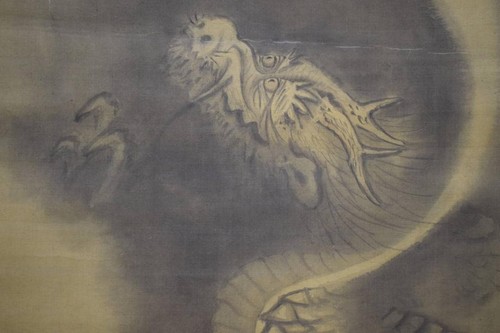 Japanese hanging scroll art - hanging,