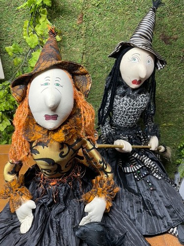 Vintage halloween witch - halloween, dolls