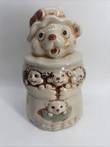 Vintage mama bear - bear, ceramic