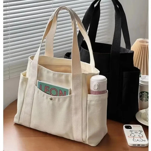 Stylish large canvas - canvas, tote