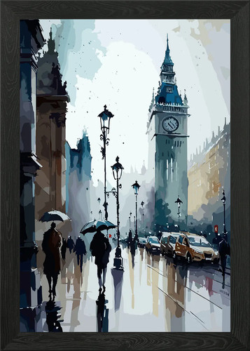 London watercolor land - watercolor,