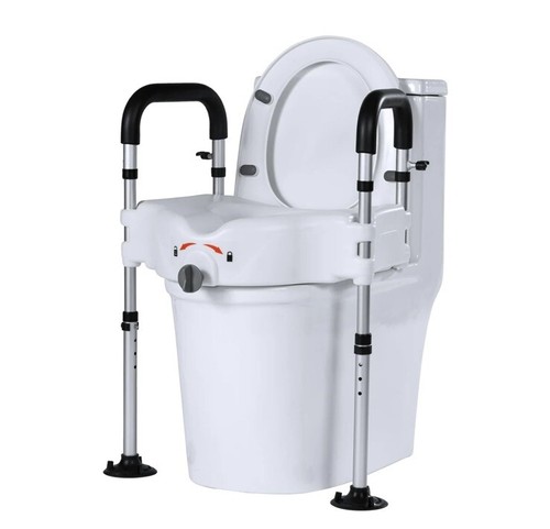 Raised toilet seat - raised,