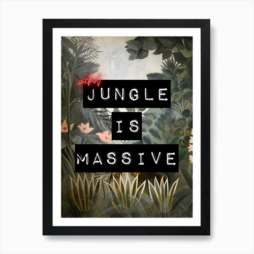 Jungle massive art print - jungle,