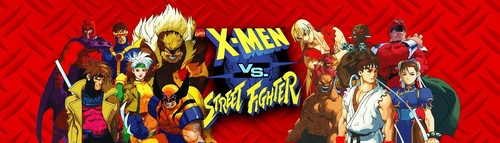 Men street fighter 1up - vs,
