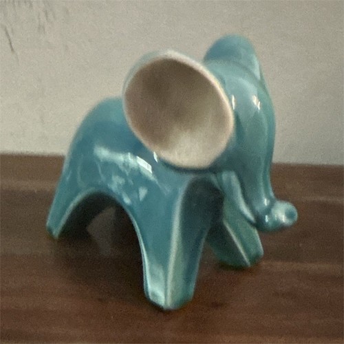 Ceramic elephant figurine - ceramic,