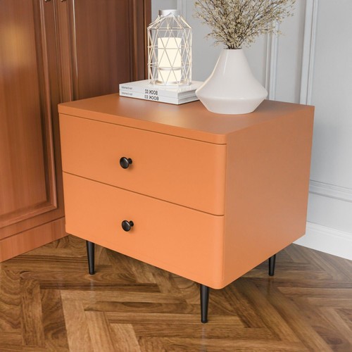 Vintage nightstand wooden end - nightstand,