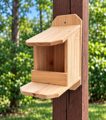 Cedar dove nesting box bird - cedar,