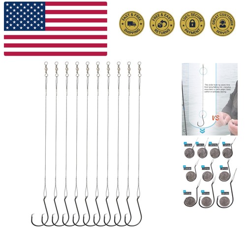 Circle hooks rigs saltwater - circle,