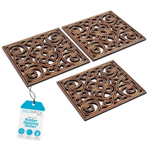Rubber stepping stones - rubber,
