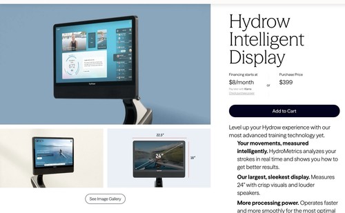 Hydrow intelligent display - hydrow,